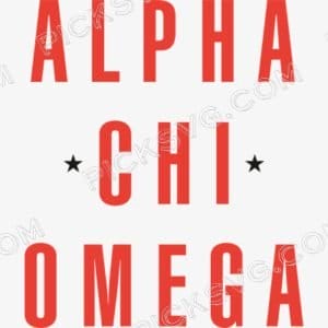 Alpha Chi Omega Star Svg - Fraternity Sorority