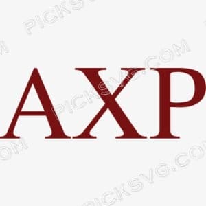 Alpha Chi Rho Letter Svg - Fraternity Sorority