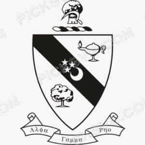 Alpha Gamma Rho Black Crest Svg