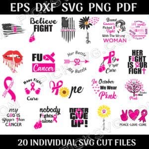 Breast Cancer Bundle Svg