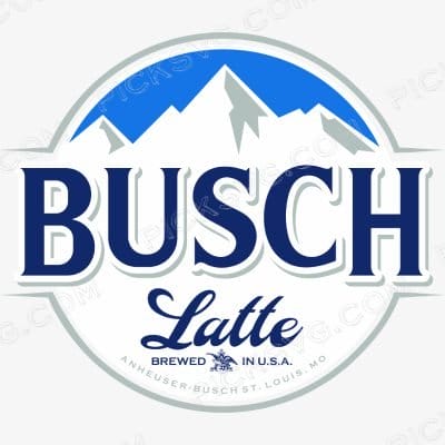 Busch Latte Brewed In Usa Svg - Brands Logos SVG