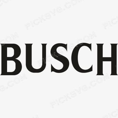 Busch Latte Black Svg - Brands Logos SVG