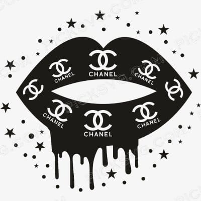 Chanel Lips Svg - Chanel Logos Svg