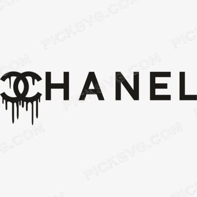 Chanel Drip Svg - Chanel Logos Svg