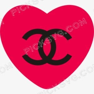 Chanel Heart Logo Svg - Chanel Logos Svg