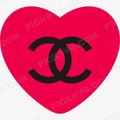 Chanel Heart Logo Svg - Chanel Logos Svg