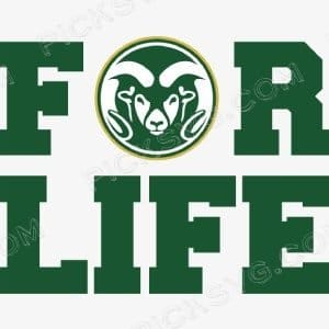 Colorado State For Life Svg - Sports Logos