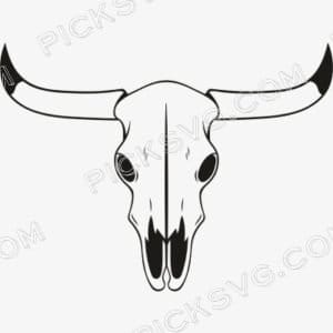 Cow Skull Svg - Animal Svg