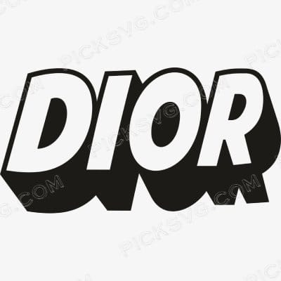Dior 3D Style Svg - Christian dior Logos Svg