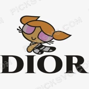 Dior Cartoon Svg - Christian dior Logos Svg