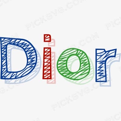 Dior Fade Letter Svg - Christian dior Logos Svg