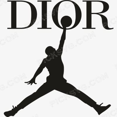 Dior Jordan Svg - Christian dior Logos Svg