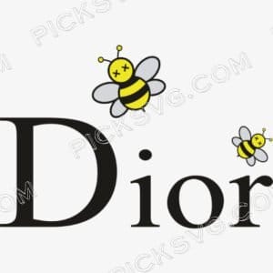 Dior Kaws Bee Svg - Christian dior Logos Svg