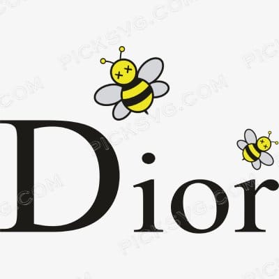 Dior Kaws Bee Svg - Christian dior Logos Svg