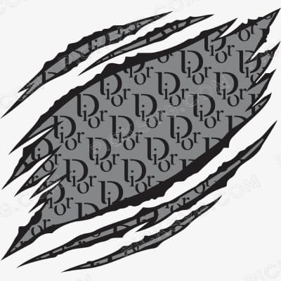 Dior Pattern Ripped Svg - Christian dior Logos Svg