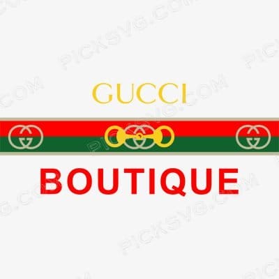 Gucci Boutique Svg - Brands Logos SVG