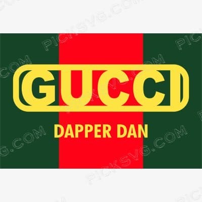 Gucci Dapper Dan Svg - Brands Logos SVG