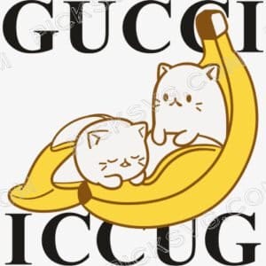 Gucci Banana Cat logo Svg - Gucci Logos Svg