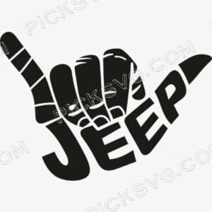 Jeep Wave Decal Sticker Svg - Motor logos SVG