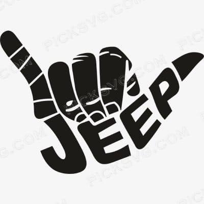 Jeep Wave Decal Sticker Svg - Motor logos SVG