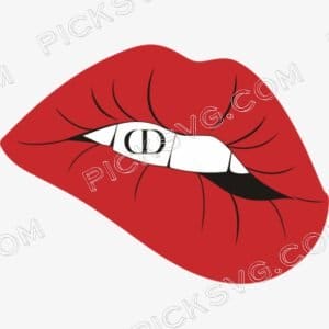 Lips Dior Svg - Christian dior Logos Svg