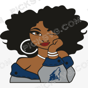 Minnesota Timberwolves Girl Svg - Sports Logos