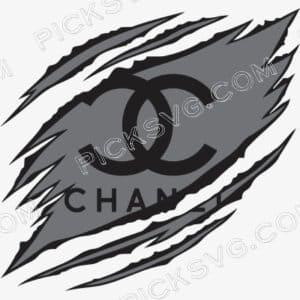 Ripped Chanel Svg - Chanel Logos Svg