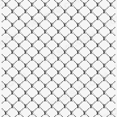 Seamless Lv with Dot Pattern Svg - Brands Logos SVG