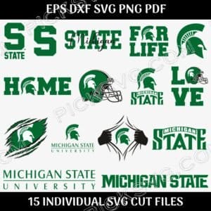 State Michigan Bundle Svg