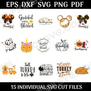 Thanksgiving Bundle Svg