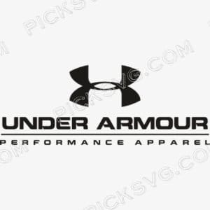 Under Armour Performance Apparel Svg - Brands Logos SVG