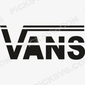 Vans Cut Line Svg