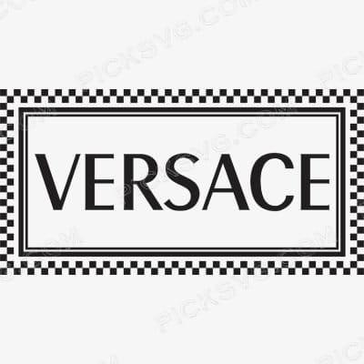 Versace Box Logo Svg - Brands Logos SVG