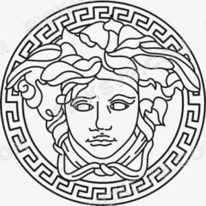 Versace Face Logo Svg - Brands Logos SVG