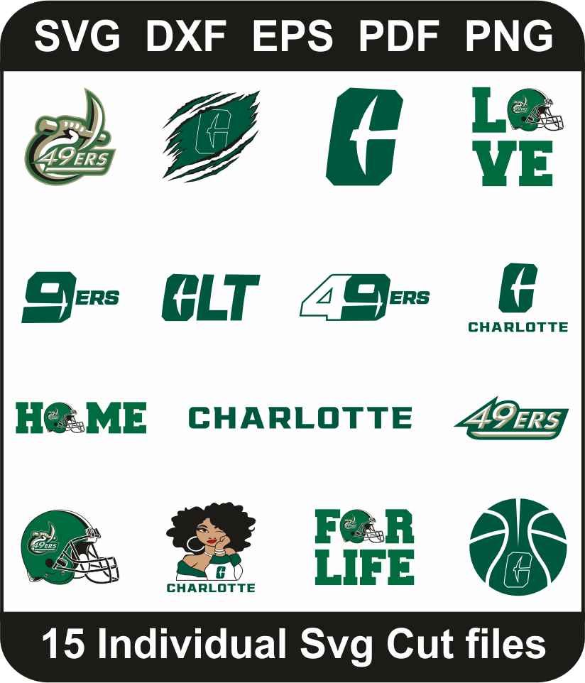 Charlotte 49ers Bundle Svg