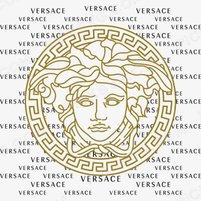 Versace Letter With Symbol Svg - Brands Logos SVG