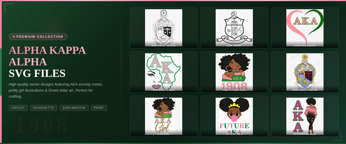 Alpha kappa alpha Svg
